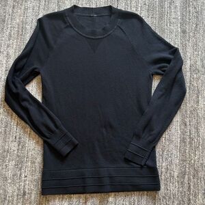 Lululemon Sit in Stillness Black Sweater, Size S